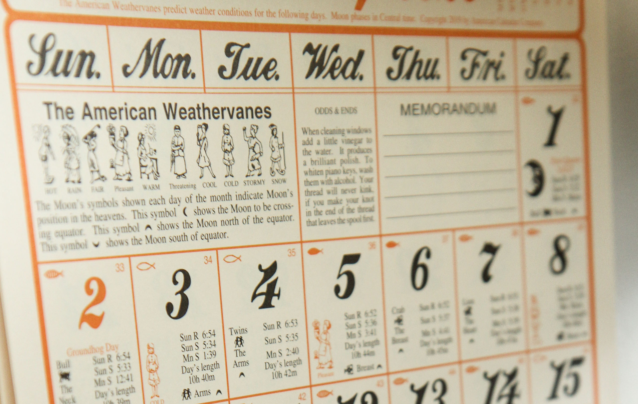 Almanac Calendars